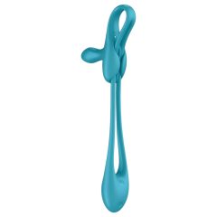   Satisfyer Plug & Play - Rechargeable Anal Vibrator & Penis Ring (Blue)