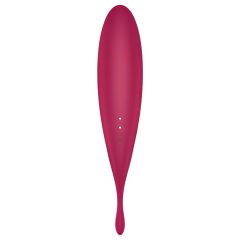   Satisfyer Twirling Pro - Smart 2-in-1 Clitoral Vibrator (Red)