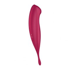   Satisfyer Twirling Pro - rechargeable, smart 2in1 clitoral vibrator (red)
