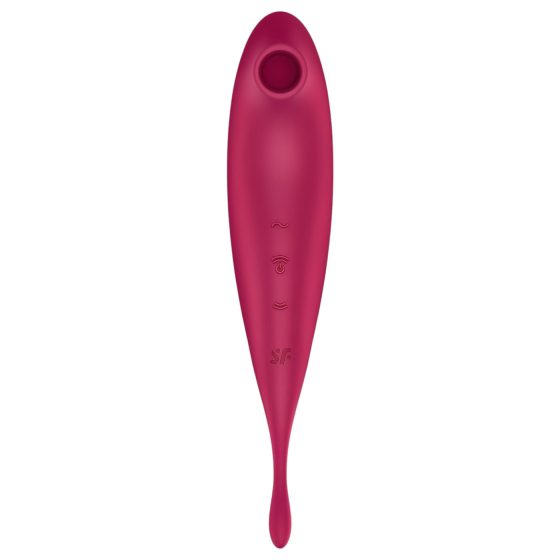 Satisfyer Twirling Pro - Smart 2-in-1 Clitoral Vibrator (Red)
