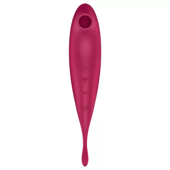 Satisfyer Twirling Pro - Smart 2-in-1 Clitoral Vibrator (Red)