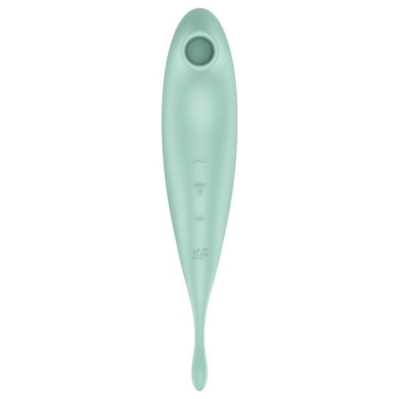 Satisfyer Twirling Pro - Smart 2-in-1 Clitoral Vibrator (Mint)