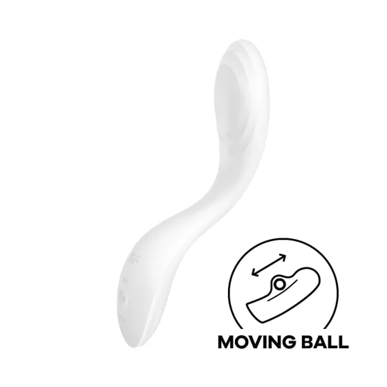Satisfyer Rrrolling - moving‑ball G-spot vibrator (white)