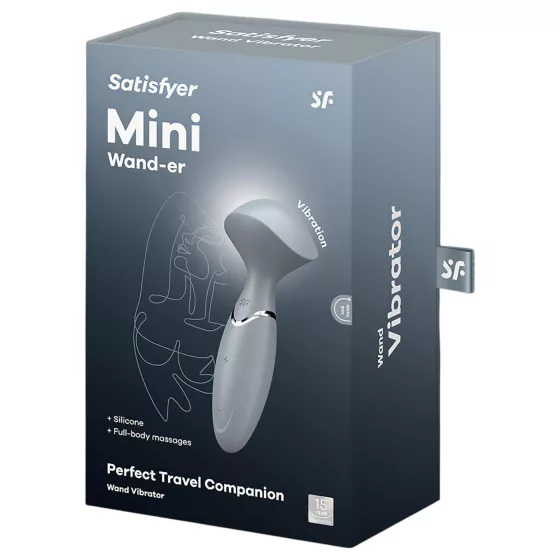 Satisfyer Mini Wand-er - massage vibrator (grey)