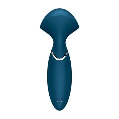   Satisfyer Mini Wand-er - Rechargeable, waterproof massager vibrator (blue)