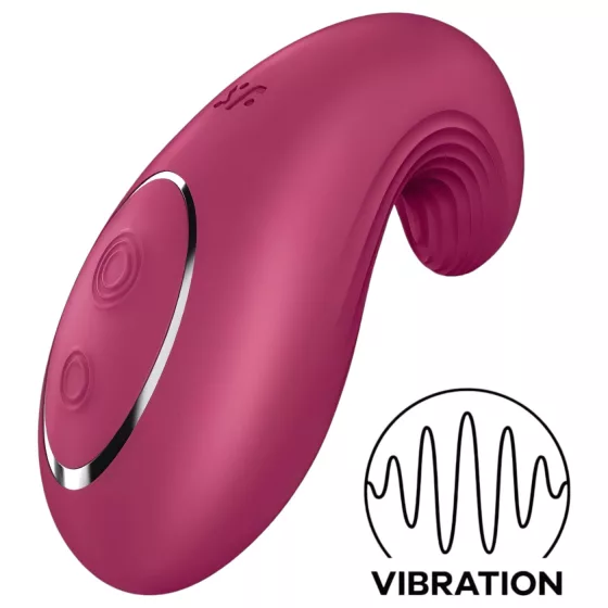 Satisfyer Dipping Delight - rechargeable clitoral vibrator (red)
