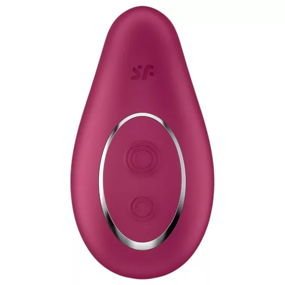 Satisfyer Dipping Delight - rechargeable clitoral vibrator (red)