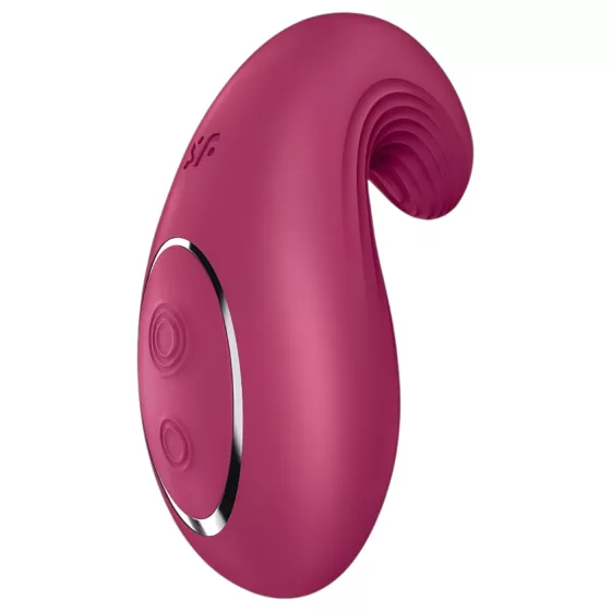 Satisfyer Dipping Delight - rechargeable clitoral vibrator (red)
