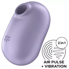   Satisfyer Pro To Go 2 - Rechargeable Air-Pulse Clitoral Stimulator (Violet)