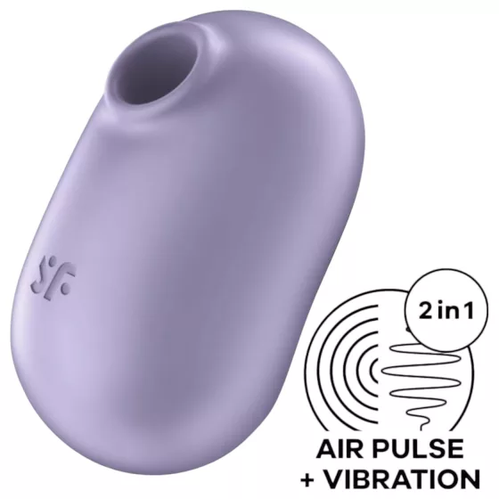 Satisfyer Pro To Go 2 - Rechargeable Air-Pulse Clitoral Stimulator (Violet)