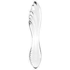   Satisfyer Dazzling Crystal 1 - Dual-Ended Glass Dildo (Clear)