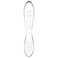   Satisfyer Dazzling Crystal 1 - Dual-Ended Glass Dildo (Clear)