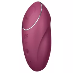   Satisfyer Tap & Climax 1 - 2-in-1 Vibrator & Clitoral Stimulator (Red)