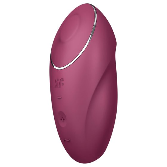 Satisfyer Tap & Climax 1 - 2-in-1 Vibrator & Clitoral Stimulator (Red)