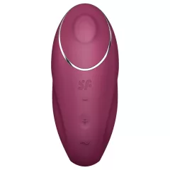   Satisfyer Tap & Climax 1 - 2-in-1 Vibrator & Clitoral Stimulator (Red)