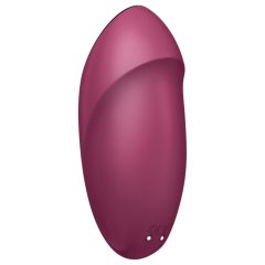   Satisfyer Tap & Climax 1 - 2-in-1 Vibrator & Clitoral Stimulator (Red)