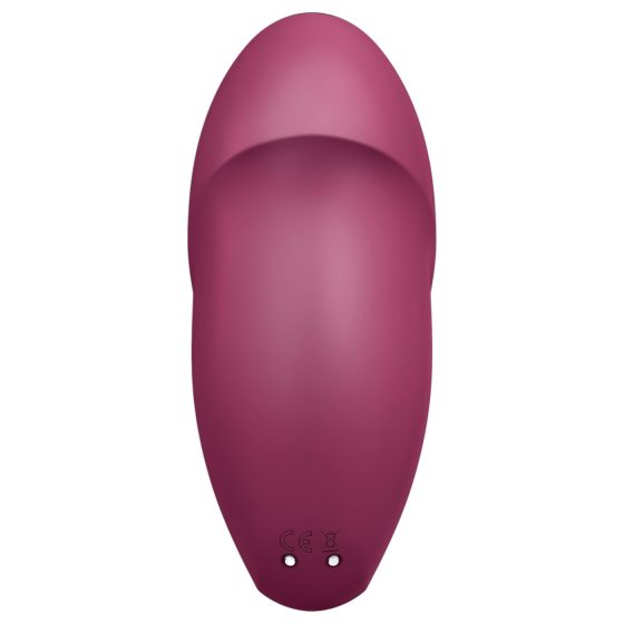 Satisfyer Tap & Climax 1 - 2-in-1 Vibrator & Clitoral Stimulator (Red)