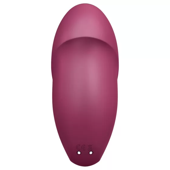 Satisfyer Tap & Climax 1 - 2-in-1 Vibrator & Clitoral Stimulator (Red)