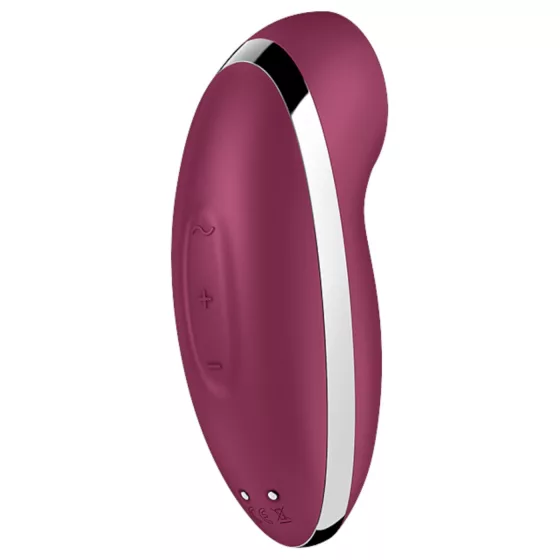 Satisfyer Tap & Climax 2 - 2‑in‑1 clitoral stimulator and vibrator (red)