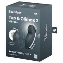 Satisfyer Tap & Climax 2 - 2-in-1 Clitoral Vibrator (Gray)