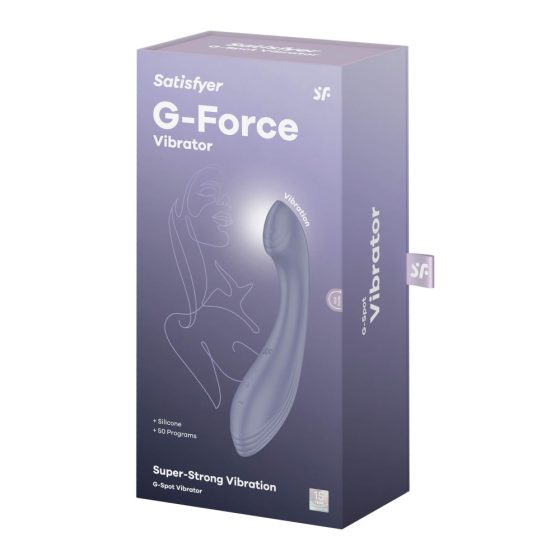 Satisfyer G-Force - Rechargeable, waterproof G-spot vibrator (purple)