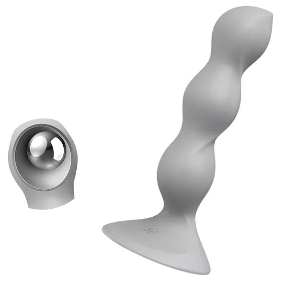 Satisfyer Triple Ball-R - Beaded Dildo (Gray)