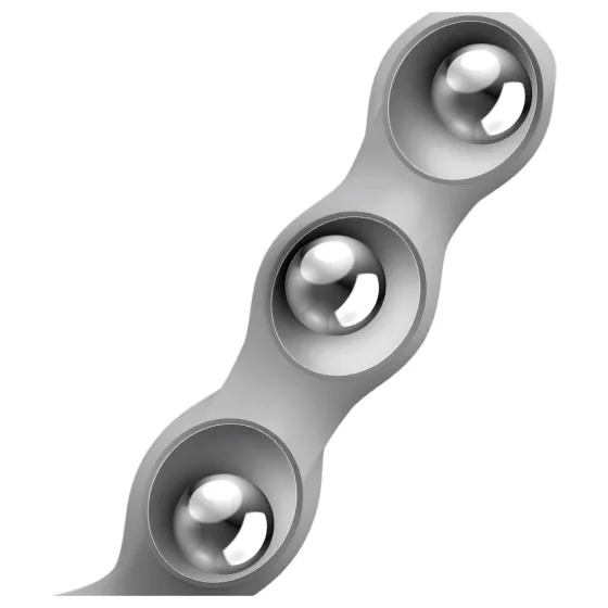 Satisfyer Triple Ball-R - Beaded Dildo (Gray)