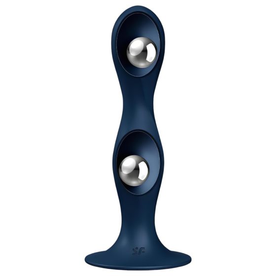 Satisfyer Double Ball-R - Weighted Dildo (Blue)