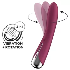 Satisfyer Spinning Vibe 1 - Rotating G-Spot Vibrator (Red)