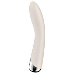   Satisfyer Spinning Vibe 1 - Rotating Head G-Spot Vibrator (Beige)