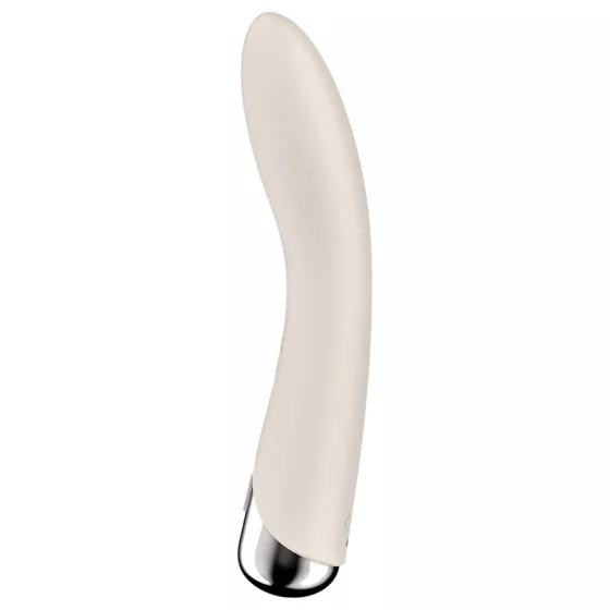 Satisfyer Spinning Vibe 1 - Rotating Head G-Spot Vibrator (Beige)