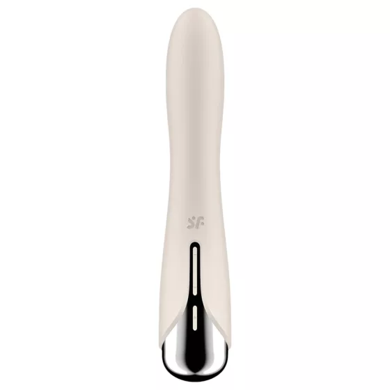 Satisfyer Spinning Vibe 1 - Rotating Head G-Spot Vibrator (Beige)