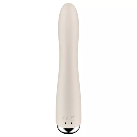 Satisfyer Spinning Vibe 1 - Rotating Head G-Spot Vibrator (Beige)