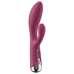 Satisfyer Spinning Rabbit 1 - Red Rotating Clitoral Vibrator