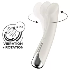   Satisfyer Spinning G-Spot 1 - Rotating Head G-Spot Vibrator (Beige)