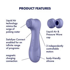   Satisfyer Pro 2 Gen3 - Smart Rechargeable Airwave Clitoral Vibrator (purple)