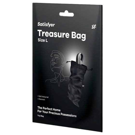 Satisfyer Treasure Bag L - Medium Storage Pouch (Black)