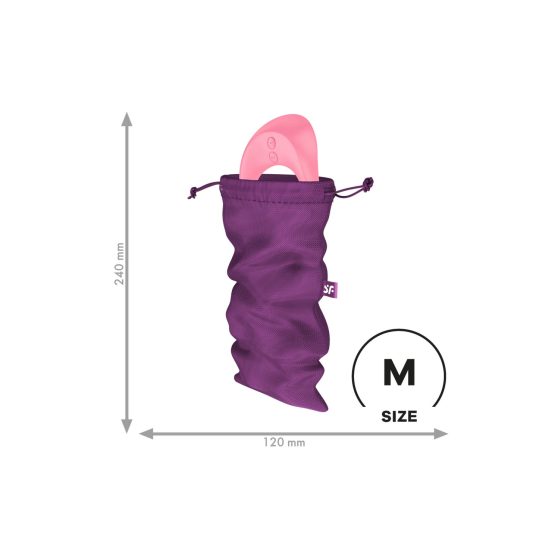 Satisfyer Treasure Bag M - sex toy storage bag - medium (purple)