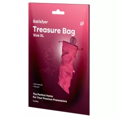   Satisfyer Treasure Bag XL - discreet sex toy storage bag (pink)