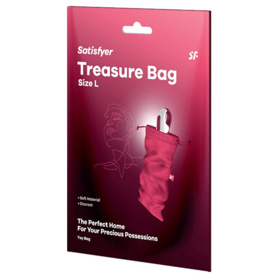 Satisfyer Treasure Bag L - Large Storage Pouch (Pink)