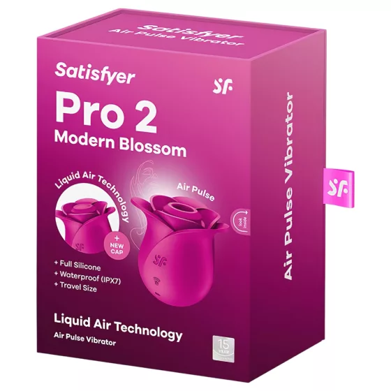 Satisfyer Pro 2 Modern Blossom - Air-Pulse Clitoral Stimulator (Pink)