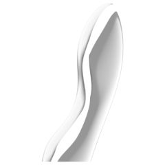 Satisfyer Cosmic Crest 2 - wavy steel dildo (silver) 