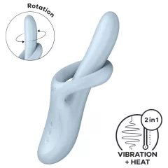 Satisfyer Heat Flex 4 - warming clitoral-arm vibrator (blue)
