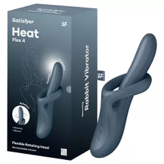 Satisfyer Heat Flex 4 - warming clitoral-arm vibrator (grey)