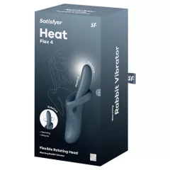 Satisfyer Heat Flex 4 - warming clitoral-arm vibrator (grey)