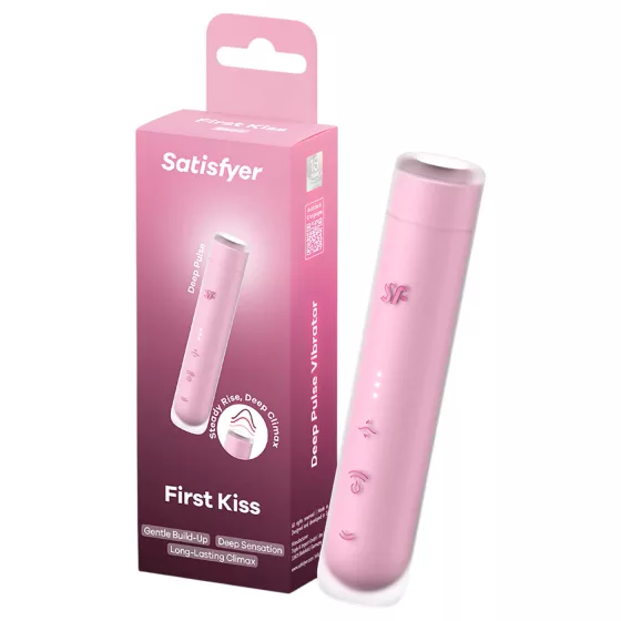 Satisfyer First Kiss - Air Pulse Clitoral Stimulator (Pink)