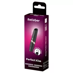 Satisfyer Perfect Kiss - Lipstick Vibrator (Black)