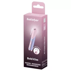Satisfyer Bold Kiss - Air Pulse Lipstick Vibrator (Pink)
