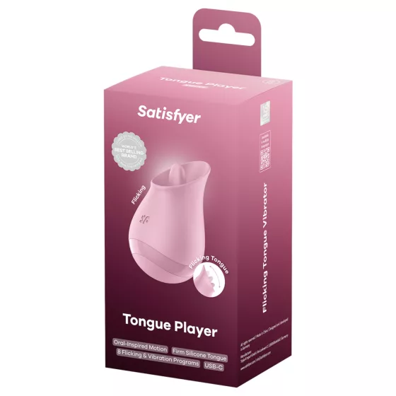 Satisfyer Tongue Teaser - Licking Clitoral Vibrator (Pink)