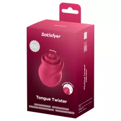   Satisfyer Tongue Twister - rotating tongue clitoral vibrator (pink)